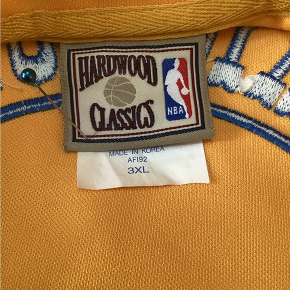 Vintage Golden State Warriors warm up jacket, size 3X - Picture 6 of 7